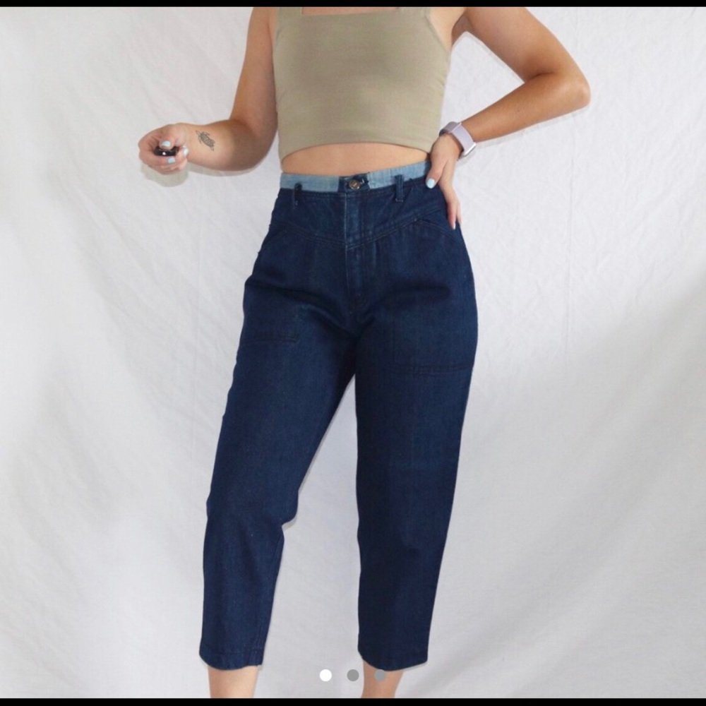 A pair of adorable unique jeans!